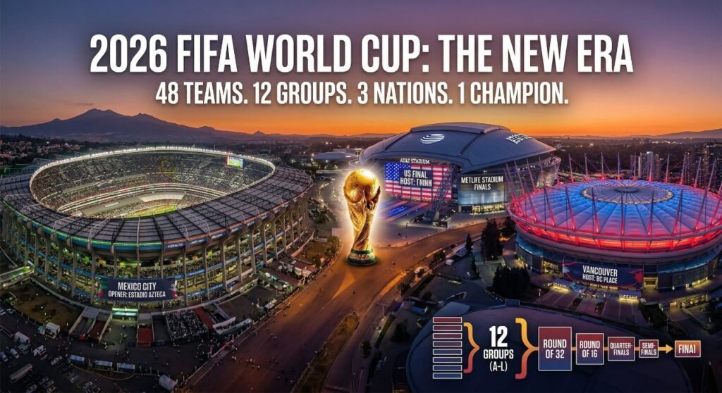 2026 FIFA World Cup 48 Teams, 12 Groups, 3 Host Nations