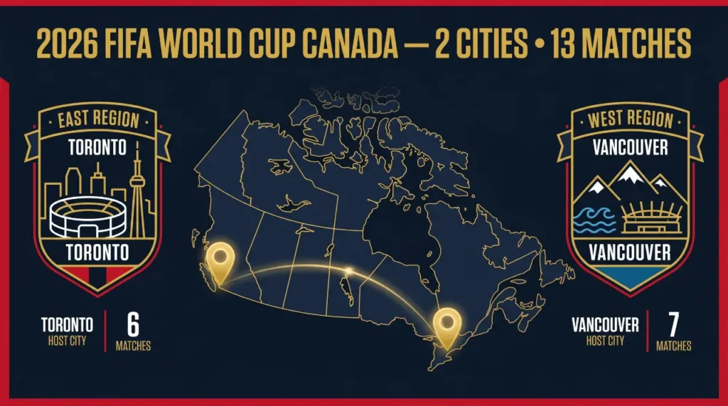 2026 FIFA World Cup Canada Host Cities and Matches