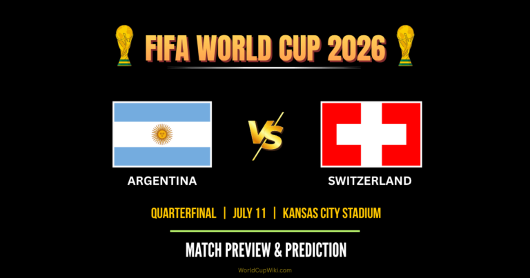 Argentina vs Switzerland FIFA World Cup 2026 Quarterfinal Match Preview