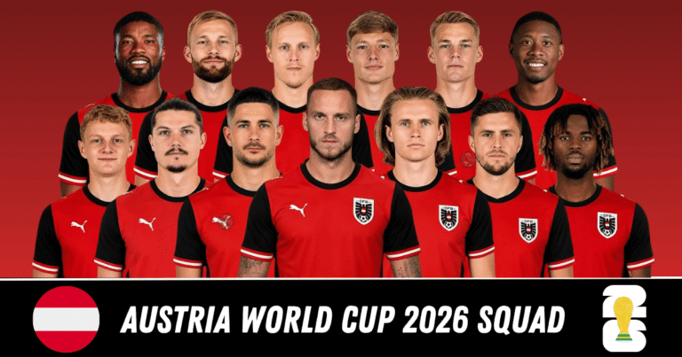 Austria World Cup 2026 Squad
