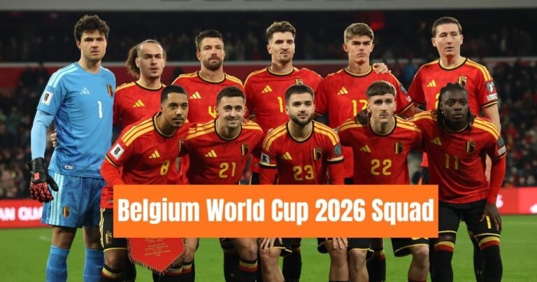 Belgium World Cup 2026 Squad