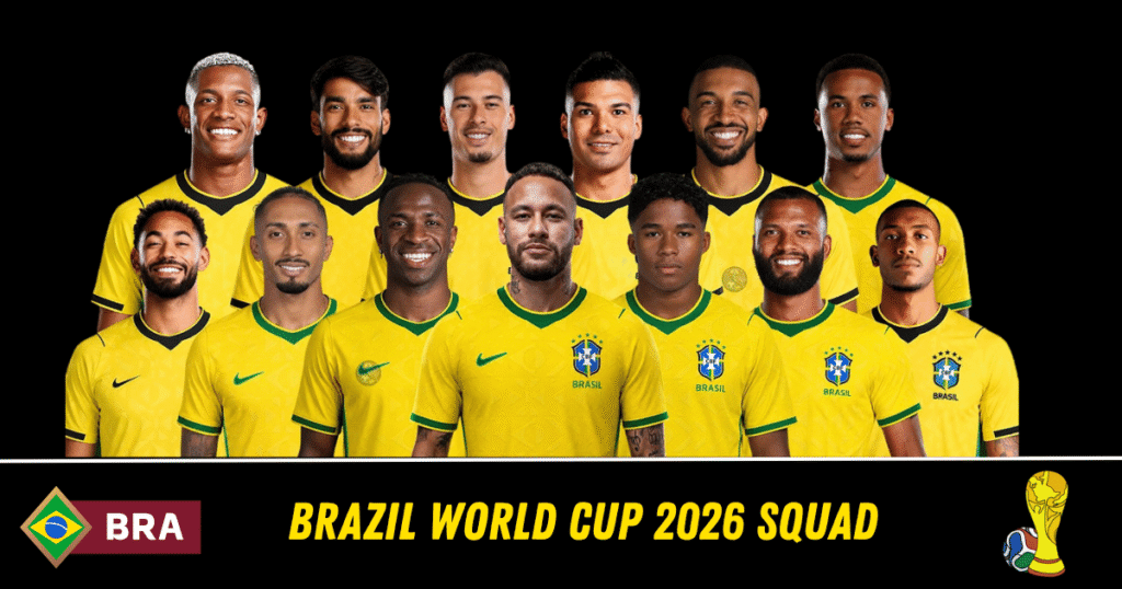 Brazil World Cup 2026 Squad