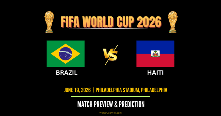 Brazil vs Haiti FIFA World Cup 2026