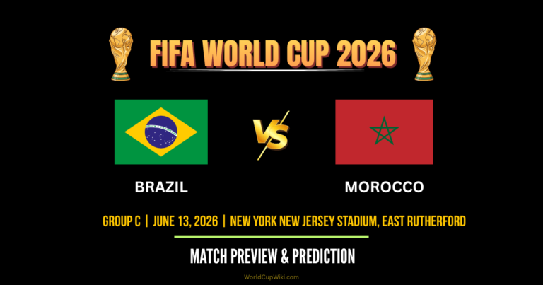 Brazil vs Morocco World Cup 2026