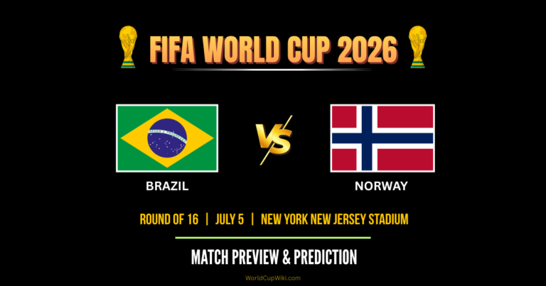 Brazil vs Norway FIFA World Cup 2026 Match Preview