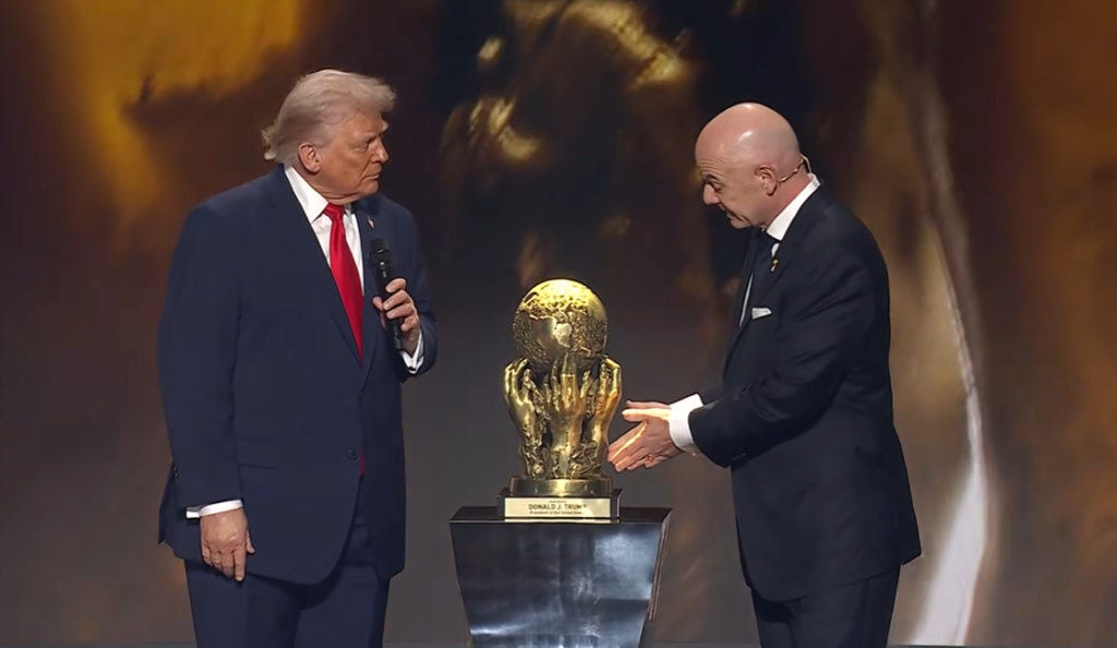 Donald Trump win the FIFA Peace Prize