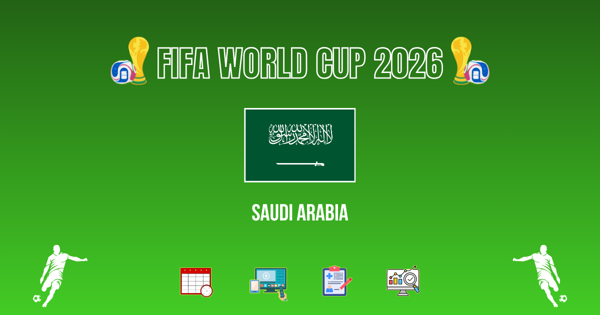 FIFA World Cup 2026 Saudi Arabia