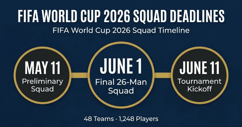 FIFA World Cup 2026 Squad Announcement Dates
