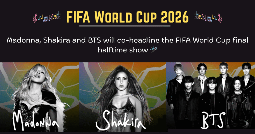 FIFA World Cup final halftime show Performers