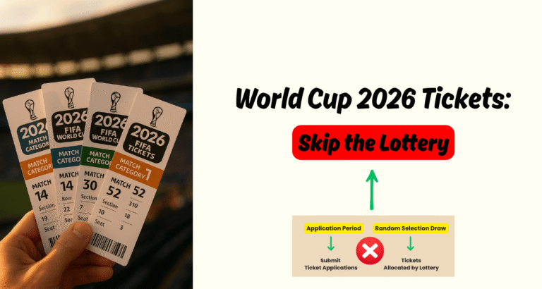 Get World Cup 2026 Tickets Without the Lottery