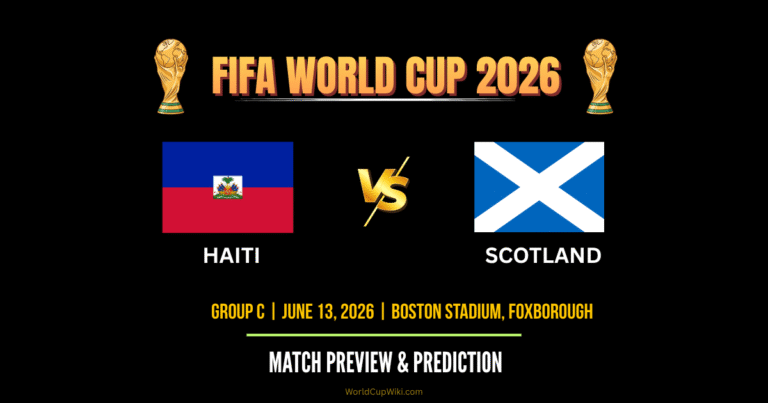 Haiti vs Scotland World Cup 2026