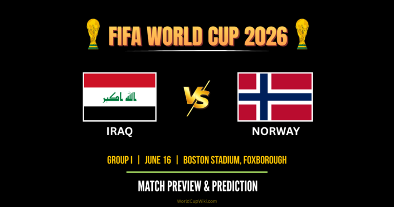 Iraq vs Norway FIFA World Cup 2026 Match Preview