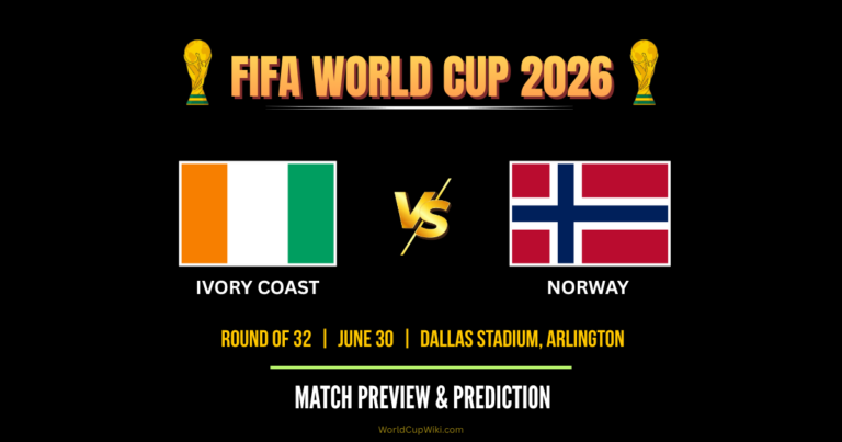 Ivory Coast vs Norway FIFA World Cup 2026 Match Preview