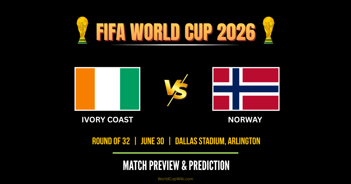 Ivory Coast vs Norway FIFA World Cup 2026 Match Preview