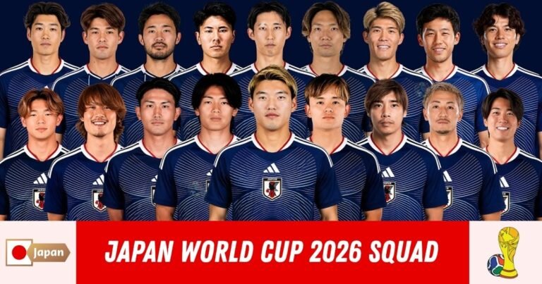 Japan World Cup 2026 Squad