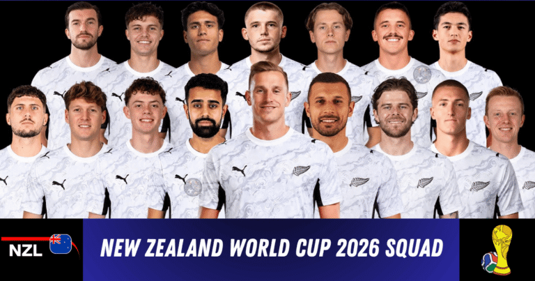 New Zealand World Cup 2026 Squad