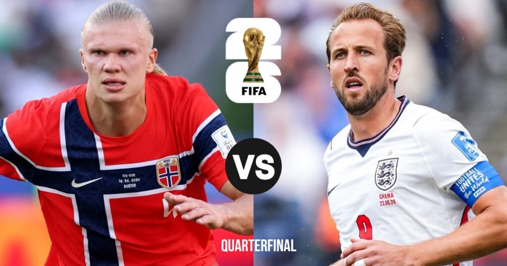 Norway vs England World Cup 2026 Quarterfinal