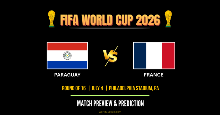 Paraguay vs France FIFA World Cup 2026 Match Preview