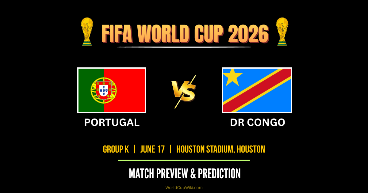 Portugal vs DR Congo FIFA World Cup 2026 Match Preview
