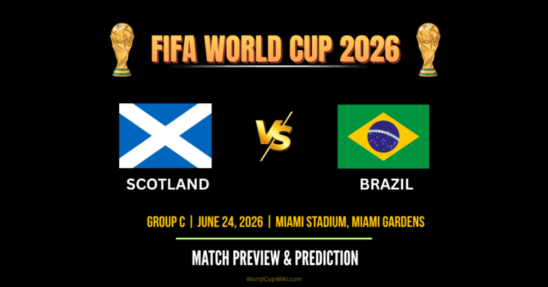 Scotland vs Brazil World Cup 2026
