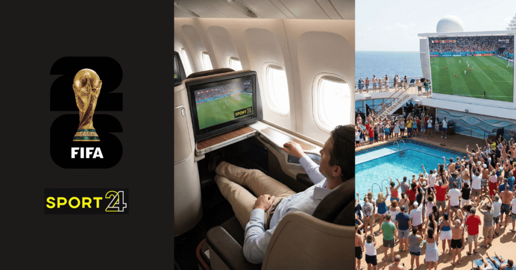 Watch World Cup 2026 on Airlines and Cruise Ships