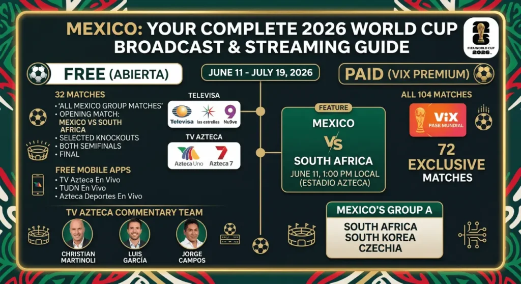 World Cup 2026 Mexican Broadcasting Broadcasting Rights